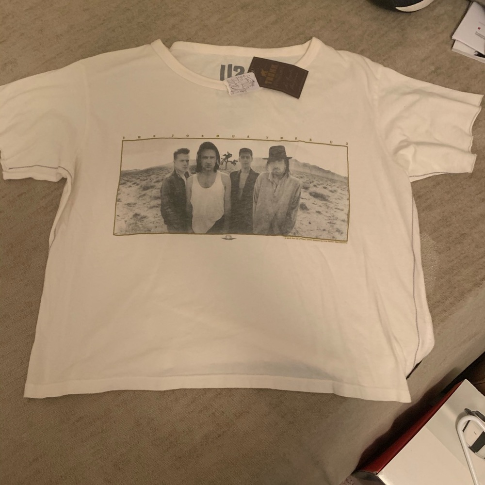 Free people- U2 crop T size XS